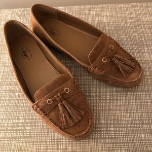 Bass Driving Loafers with Tassels Size 8.5 Brown